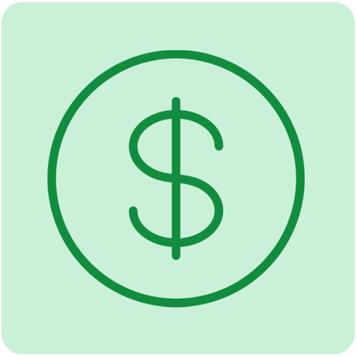 no hiidden cost icon