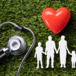 image of family icon with heart and stethoscope